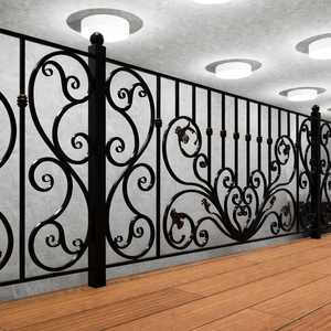 Rampe de balcon en fer forgé sur mesure pour maisons modernes – Solutions durables, décoratives et sécurisées pour la conception de balcons extérieurs - Product Image 3