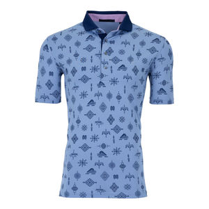Polo de golf pour homme de qualité supérieure en tissu PK, broderie personnalisée, coupe classique, séchage rapide - Product Image 1