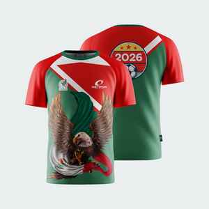 Camiseta de Fútbol Unisex 2026 para Aficionados, Personalizable, Transpirable, 100% Poliéster, Secado Rápido, Cuello Redondo, Impresión Digital - Product Image 4