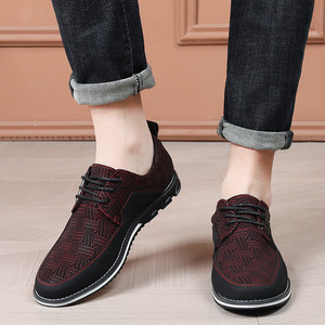 รองเท้าหนังลำลองสไตล์อังกฤษสำหรับผู้ชาย ทรงหัวมน กันลื่น ทนทาน เข้าได้กับทุกชุด - Product Image 2