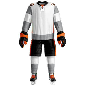 Ensemble d'uniformes de hockey sur glace personnalisés imprimés par sublimation – Maillot et pantalon respirants pour équipes professionnelles – Fourniture en gros OEM - Product Image 2