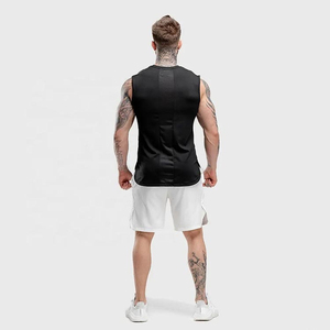 Camisetas deportivas personalizables para hombre, transpirables, para culturismo y entrenamiento, con decoración de botones, se acepta logotipo, en oferta. - Product Image 4