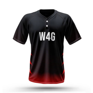 W4G Unisex Baseball Jersey Sublimated Print Moisture Wicking 100% <b>Polyester</b> Anti-Bacterial Custom Team Name Short Sleeve Regular - Product Image 2