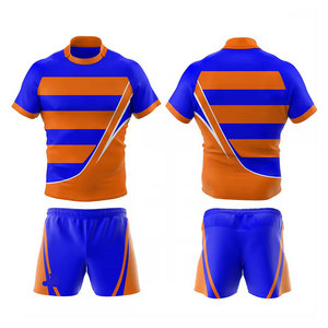 Tenue de rugby légère avec logo personnalisé, disponible en différentes couleurs, nouvelle arrivée, dernier design, anti-étirement, ensembles de rugby pour jeunes, professionnels - Product Image 6