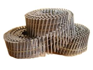 Vástago de anillo de clavo de bobina de 2 pulgadas directo de fábrica con alambre de cobre en espiral 15 grados Calidad de exportación para pistola de clavos Uso Material de acero - Product Image 2