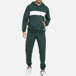 Ventes en gros de sweats et leggings d'hiver personnalisés pour hommes, ensemble de deux pièces pour le sport, la remise en forme, survêtement pour hommes - Product Image 6