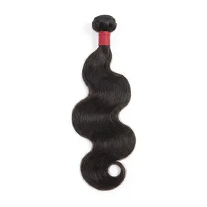 Extensions de cheveux naturels indiens Remy noirs ondulés, base en soie, double épaisseur, longs, doux et soyeux, taille personnalisée - Product Image 3