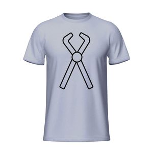 Camisetas de cuello redondo para hombre 2026, lisas, brillantes, de corte regular, personalizadas, de algodón doble mercerizado para hombre - Product Image 5