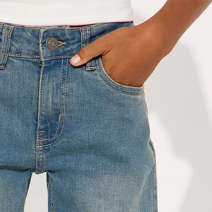 Pantalon en jean décontracté pour garçons, style urbain, avec poches, personnalisable avec logo, collection 2026, vente en gros, prix abordable - Product Image 4