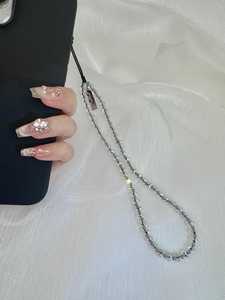 เครื่องประดับทำมือสวยหรู สไตล์โบฮีเมียนทันสมัย ลูกปัดคริสตัลสุดน่ารัก อุปกรณ์เสริมเทคโนโลยีสุดเก๋ สายคล้องลูกปัดดีไซน์ศิลปะ ลูกปัดเงางาม - Product Image 3