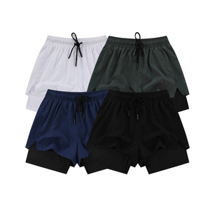 Nouveaux shorts de sport pour hommes de haute qualité, vente en gros, entraînement en salle de sport, haute élasticité, coupe ample, respirants, séchage rapide - Product Image 1