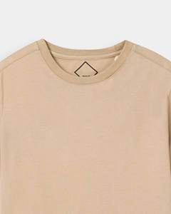 T-shirt à manches courtes beige pour homme fabriqué en usine, respirant, idéal pour l'été, fabriqué au Pakistan, en promotion - Product Image 4