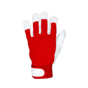 Top Quality Goatskin Leather Soft <b>Driver</b> <b>Gloves</b> Custom Logo Industrial Construction Safety Working Heavy Duty Assembly <b>Gloves</b> - Product Image 4