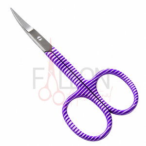 Professional Stainless Steel Curved Embroidery <b>Scissors</b> Blue Handle Precision Thread Cutting Nail <b>Cuticle</b> <b>Scissors</b> - Product Image 4