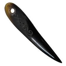 Aiguille en corne naturelle artisanale, finition lisse pour le tricot et la couture, aiguille en corne de buffle personnalisée, écologique - Product Image 4