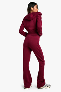 Women's Casual Two Piece <b>Sweat</b> <b>Set</b> Zip up Hoodie Crop Tops Sweatshirt High Waist Pants Joggers Suit Outfits Tracksuit - Product Image 3