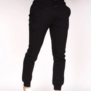 Men's Black <b>Matching</b> Tracksuit <b>Set</b> Cotton Hooded Sweatshirt And <b>Jogger</b> Pants Solid Color Casual Loungewear Sportswear - Product Image 4