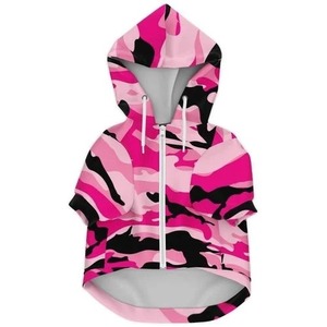 เสื้อฮู้ดสุนัขสีชมพูจาก ZARSAH EXPORTS ผ้าฝ้ายเนื้อนุ่ม ระบายอากาศได้ดี ดีไซน์น่ารัก คลาสสิก ใส่ได้ทุกฤดู - Product Image 1