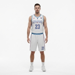Wholesale Custom Printed Men's Basketball Tank <b>Top</b> Breathable Mesh Varsity Retro Team Jersey 100% Polyester for Training - Product Image 1