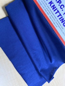 Tela de Punto de Jersey Sencillo TC Color Azul Marino, Mezcla de Algodón/Poliéster, para Forro de Ropa Interior y Prendas - Product Image 4