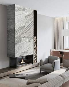 Panel de Piedra de Mármol Ultrafino Superflexible de 3 mm, Ecológico, Color Blanco Fantasía, Panel de Piedra Grande para Paredes Interiores/Exteriores - Product Image 1