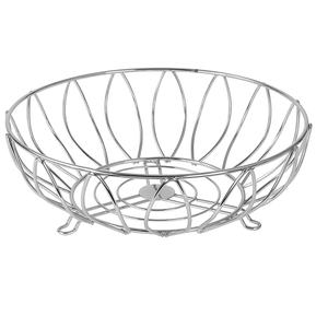 ที่คว่ำผลไม้ทรงกลมตะกร้าผลไม้โลหะพรีเมียมอุปกรณ์ตกแต่งโต๊ะดีไซน์สุดสร้างสรรค์ตะกร้าผลไม้ชามผลไม้จำเป็นสำหรับห้องครัว - Product Image 1