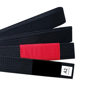 Cinturones de Jiu Jitsu Brasileño Personalizados con Logotipo Bordado de Alta Calidad OEM, Cinturones de Algodón al Por Mayor a Bajo Precio para Hombres y Mujeres - Product Image 3