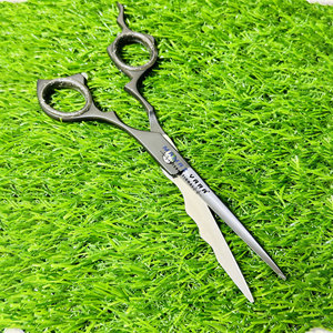 Professional Stainless Steel Flat <b>Shear</b> Scissors for Precision Hair Cutting Durable Barber <b>Tool</b> for Salon and Home Beauty Care - Product Image 1