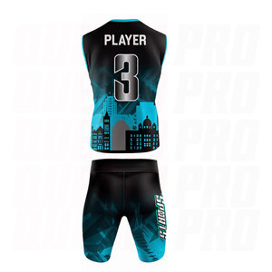 Tenues de football américain 7 contre 7 personnalisées tendance : Pack Offre Spéciale – Ensemble court avec couleurs et logos personnalisables – Fournisseur direct d'usine pour équipes - Product Image 4