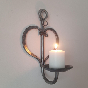 Candelabro de hierro para pared, acabado en negro, ideal para decoración del hogar, bodas, luces navideñas y apliques de pared. - Product Image 5