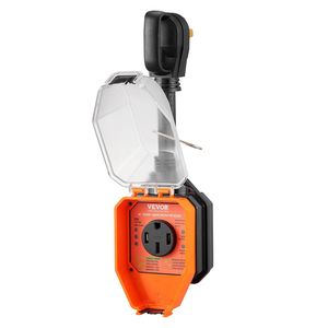 50 Amp 4800 joule RV Surge protettore impermeabile Cover antifurto lucchetto RV voltaggio protettore circuito esterno accessorio esterno - Product Image 1