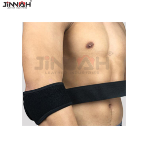 ผ้าพันข้อศอกแบบปรับได้สำหรับทุกเพศ เหมาะสำหรับการฝึกออกกำลังกาย ผ้าพันแบบยืดหยุ่น ช่วยรัดกระชับ อุปกรณ์เสริมสำหรับยิม ใช้สำหรับเดดลิฟต์ ราคาประหยัด - Product Image 2