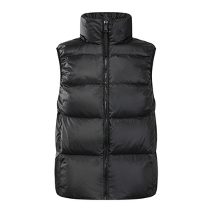 Chaqueta Bomber Acolchada Negra para Hombre, Colección Grace, Lona Gruesa, Resistente al Viento, Informal, para Invierno, Relleno de Poliéster, Cierre de Cremallera - Product Image 1