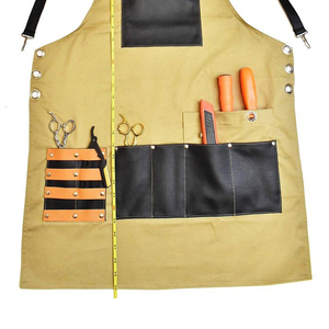 Perfect Chef Uniform Bib Kitchen Custom <b>Apron</b> Nylon /Polyester Barber Canvas <b>Aprons</b> Men <b>Work</b> <b>Apron</b> with Tool Pockets - Product Image 3