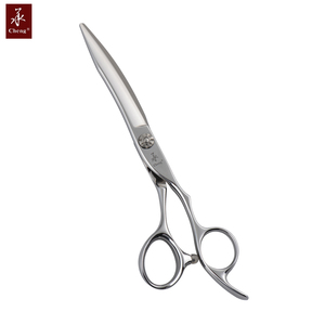 UC-75K प्रोफेशनल कस्टम लोगो पालतू जानवरों को संवारने वाली कैंची 7.5 इंच कुत्ते को संवारने वाली सीएनसी जापान स्टेनलेस स्टील सीधे ब्लेड YONGHE - Product Image 2