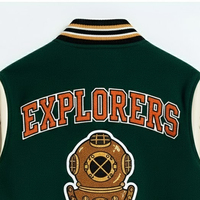 Meilleures vestes universitaires pour hommes, idéales pour l'hiver et l'extérieur, respirantes, écologiques, vente en gros, broderie personnalisée sur le devant