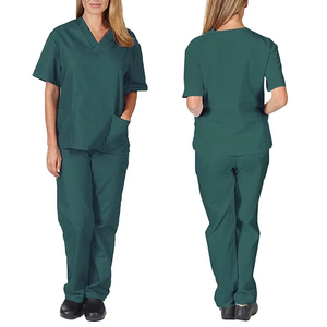 Comfortable Stylish New Design Unisex Nurse <b>Tops</b> Hospital Uniform Scrub Suits Woven Spandex/Polyester Medical Clothing Hospital - Product Image 2