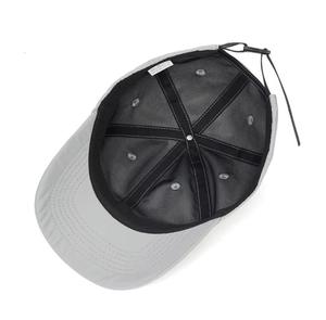 Gorra de Béisbol Unisex de Color Gris Claro, Ajustable, Transpirable, 100% Algodón, Estilo Urbano, Informal, para Adultos, Primavera Verano - Product Image 4