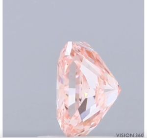 Diamant rose fantaisie, vif et éclatant, taille radiante, cultivé en laboratoire, pierre lâche certifiée IGI, clarté VS, excellente pour la fabrication de bijoux - Product Image 4