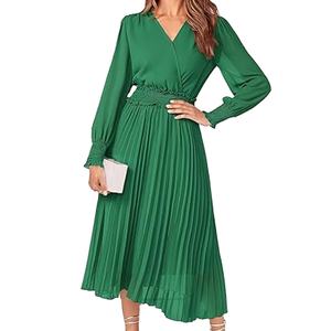 Sans manches personnalisé haute qualité dames Maxi Thobe respirant Khimar col en v robes femmes été luxe décontracté modeste robe 2025 - Product Image 6