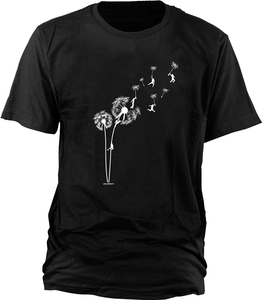 T-shirt noir pour femme avec imprimé visage abstrait blanc, col rond, manches courtes, style minimaliste, coupe classique, tissu jersey 100% coton - Product Image 2