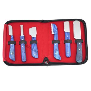 Premium Dog Cat Horse Grooming Stripping <b>Knife</b> Case 6pcs Stainless Steel Tools for Coat Care Fur Removal Thinning & Finishing - Product Image 2