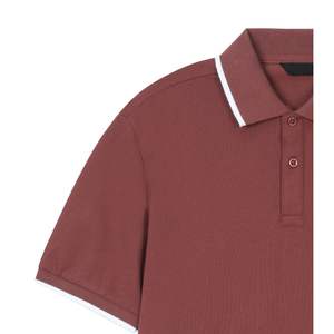 Camiseta Polo de Algodón Personalizada para Hombre, Manga Corta, Estilo Casual para Golf, con Cuello en Contraste, Fabricante OEM al por Mayor - Product Image 2