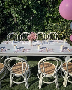 Chaises pour enfants en rotin faites à la main, style naturel moderne, pour la décoration de fêtes d'enfants, les boutiques et la location d'événements - Product Image 6