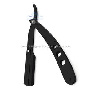 เครื่องกำจัดขนสไตล์ใหม่ทำด้วยมือมีดโกนเหล็กดามัสกัสตรงด้ามจับสวยงาม - Product Image 3