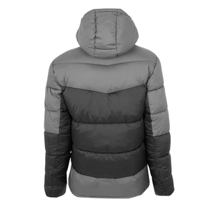 Plus Size Men's Winter Casual Waterproof <b>Soft</b> <b>Shell</b> Thick <b>Hooded</b> Quilted <b>Jacket</b> Stand Collar Zipper Closure High OEM Service - Product Image 6