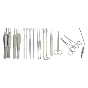 Juego de Instrumentos Quirúrgicos Vasculares para Fístula AV de Acero Inoxidable de Alta Calidad, 30 Piezas, Kit Manual para Fístula Arteriovenosa, CE - Product Image 2