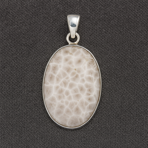 Natural Large Pink Larimar Oval Pendant 925 Sterling Silver Handmade Jewelry Healing Stone Designer <b>Statement</b> <b>Necklace</b> for Her - Product Image 5