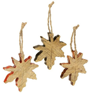 Décoration d'automne suspendue en bois, best-seller, design artisanal pour la décoration intérieure et la présentation saisonnière sur table - Product Image 1