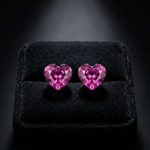 Piedras Preciosas Sueltas en Forma de Corazón, Facetadas, de Color Rosa Natural, Imitaciones Semipreciosas de Calidad AAA+, 7.25 Ct., Certificadas por Terceros - Product Image 6